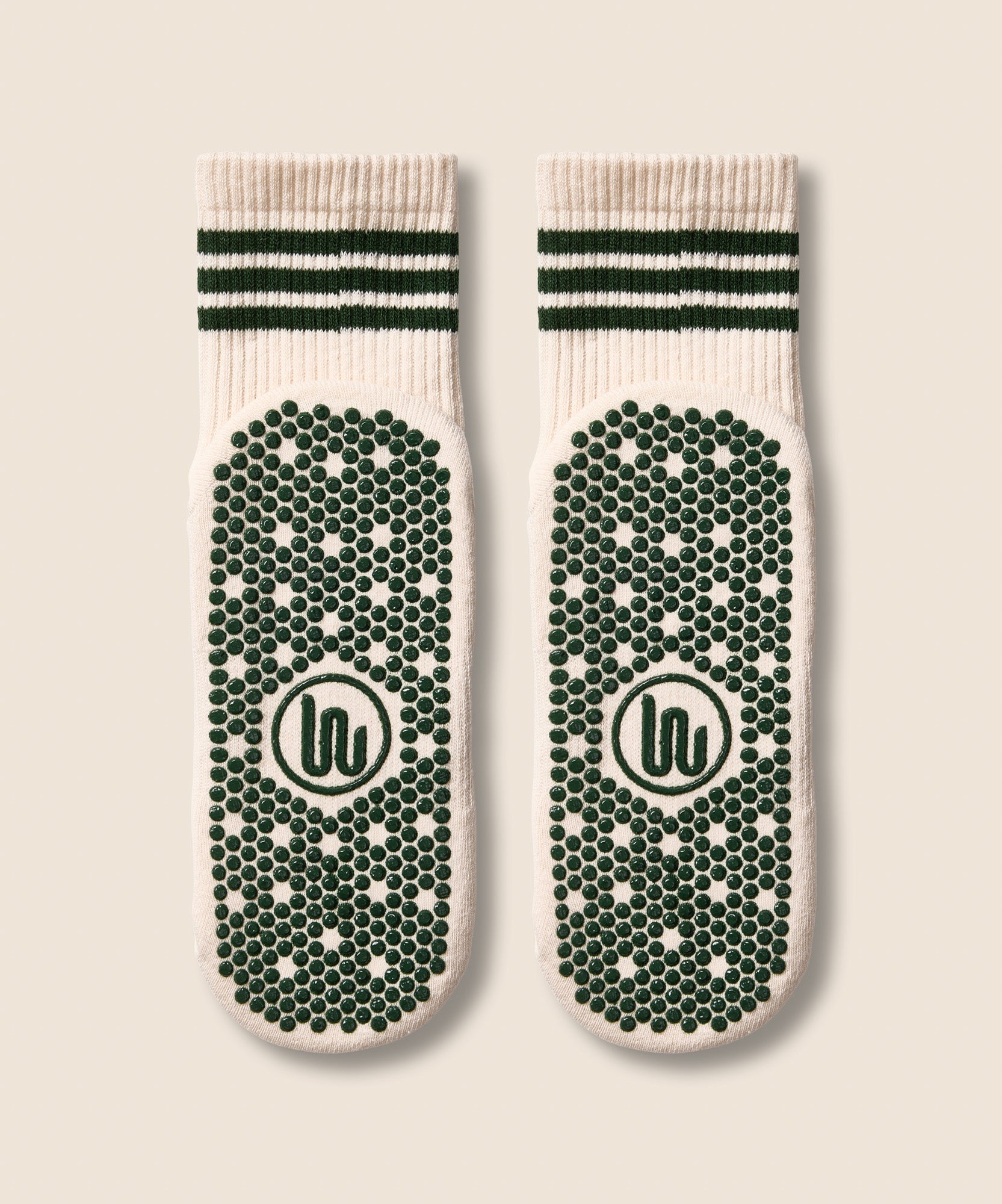 Crew Grip Socks - Olive Stripe