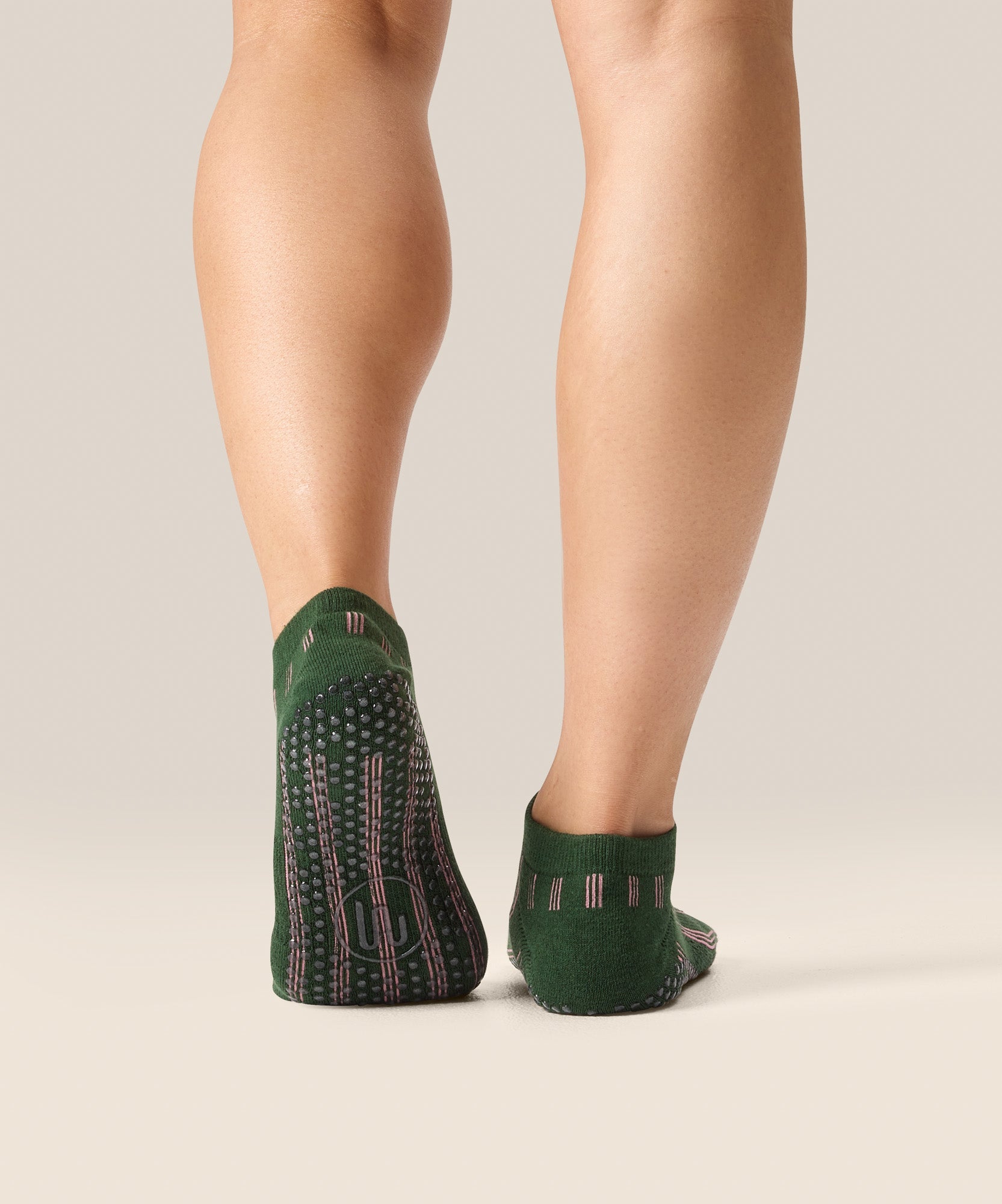 Low Rise Grip Socks - Verde Carnival