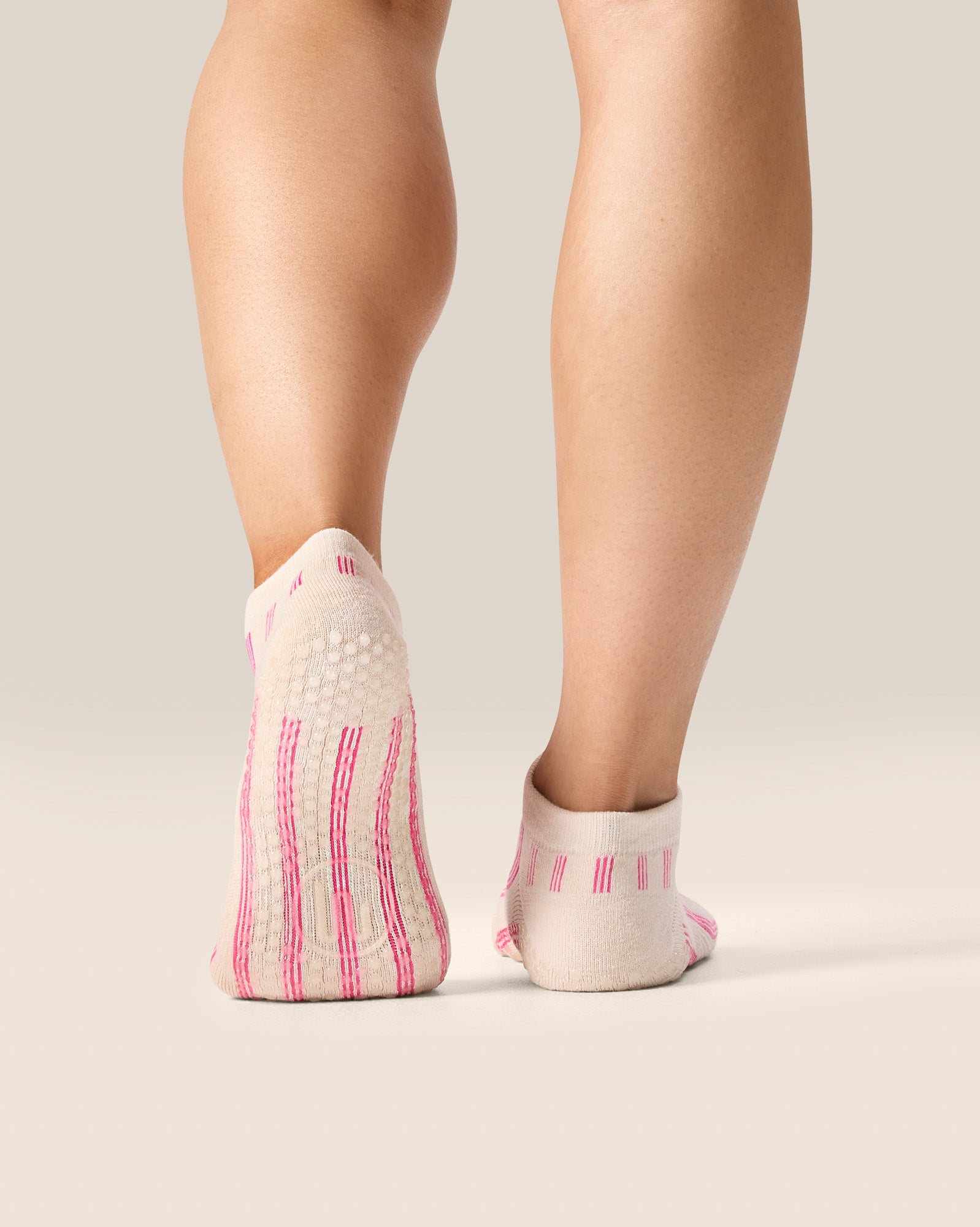 Low Rise Grip Socks - Rosa Carnival