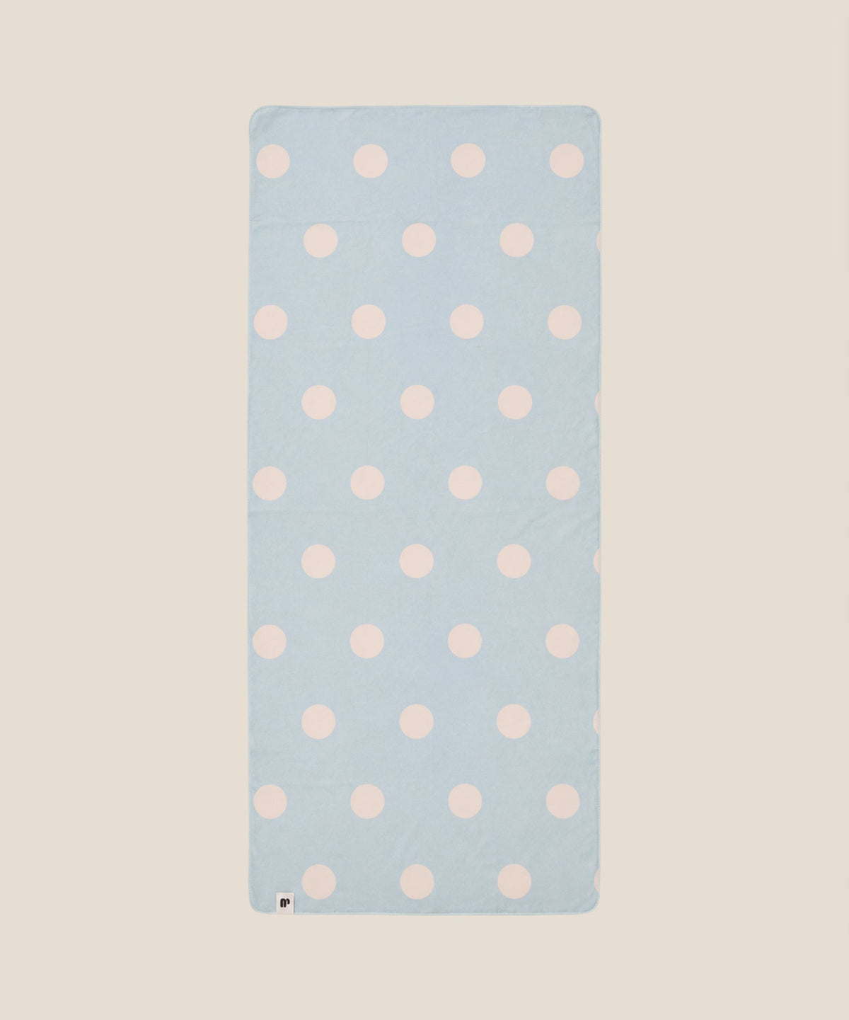 Mat Grip Towel - Polka Dot Baby Blue