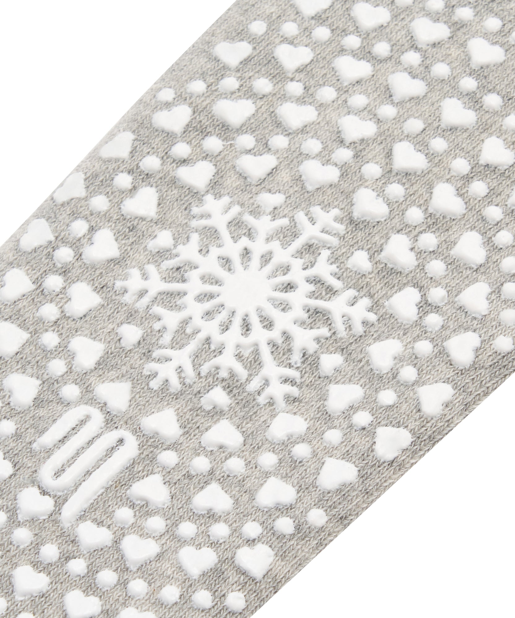 Low Rise Grip Socks - Cosy Pup Marle Grey