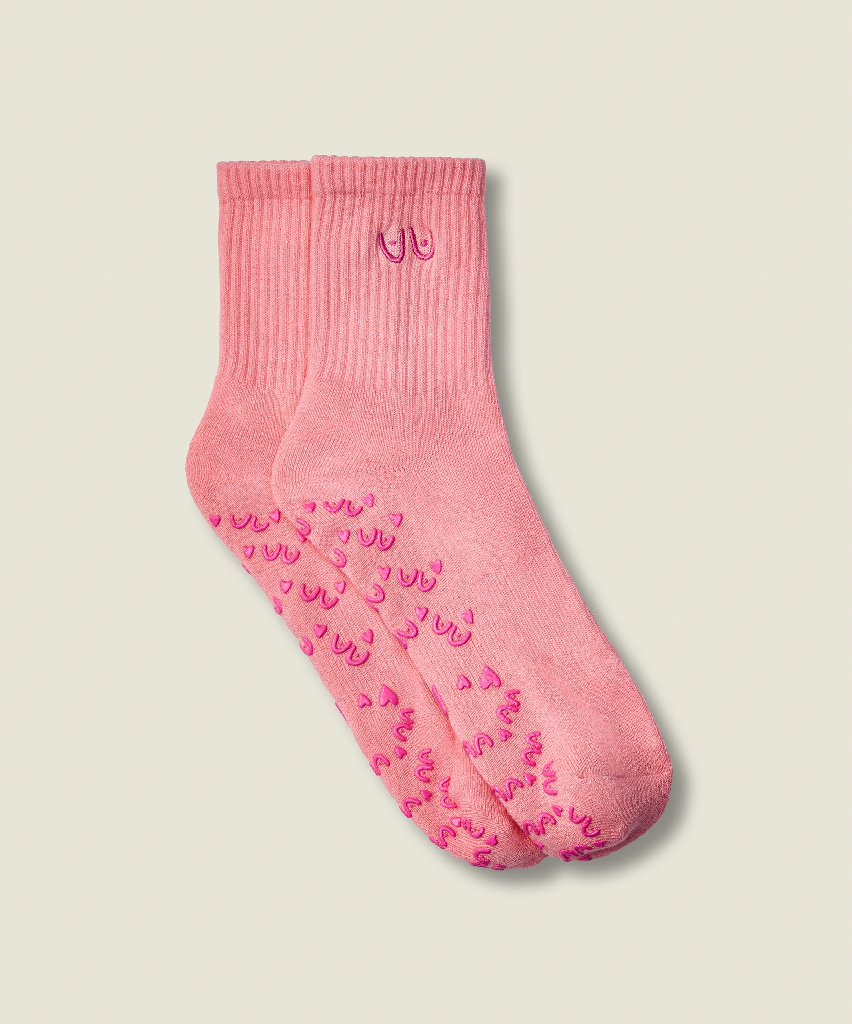 Crew Grip Socks - Power in Pairs Pink