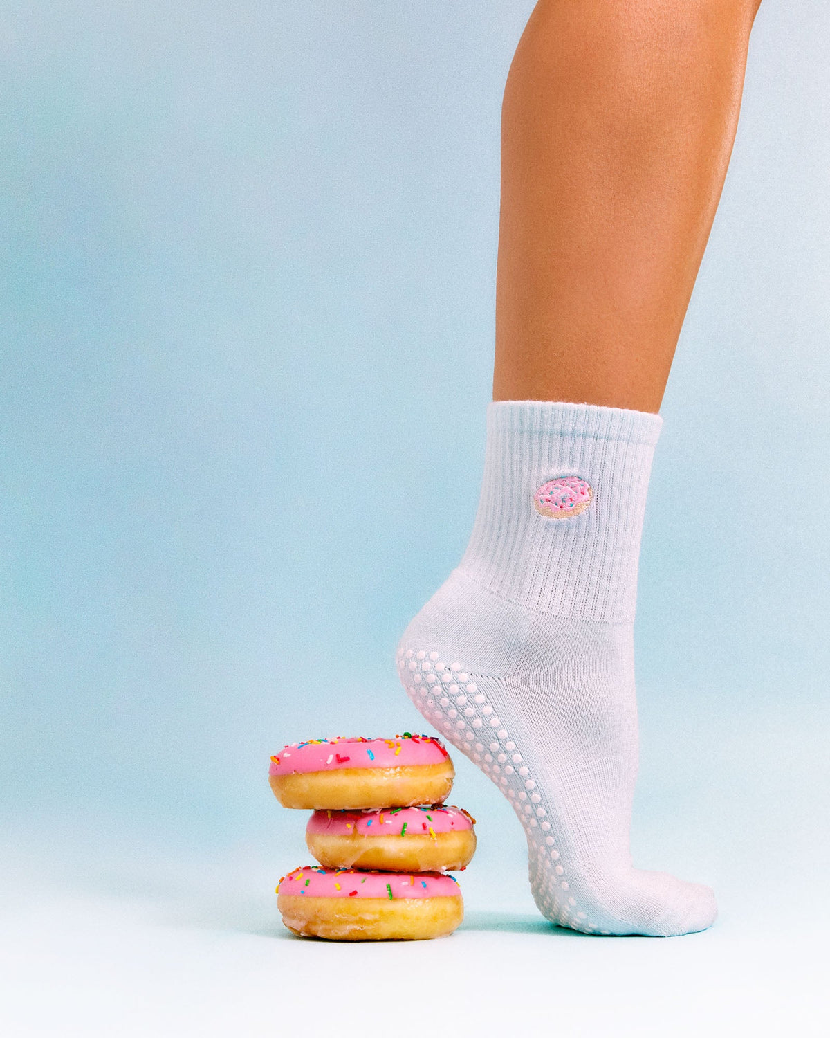 Crew Grip Socks - Donut Ice Blue