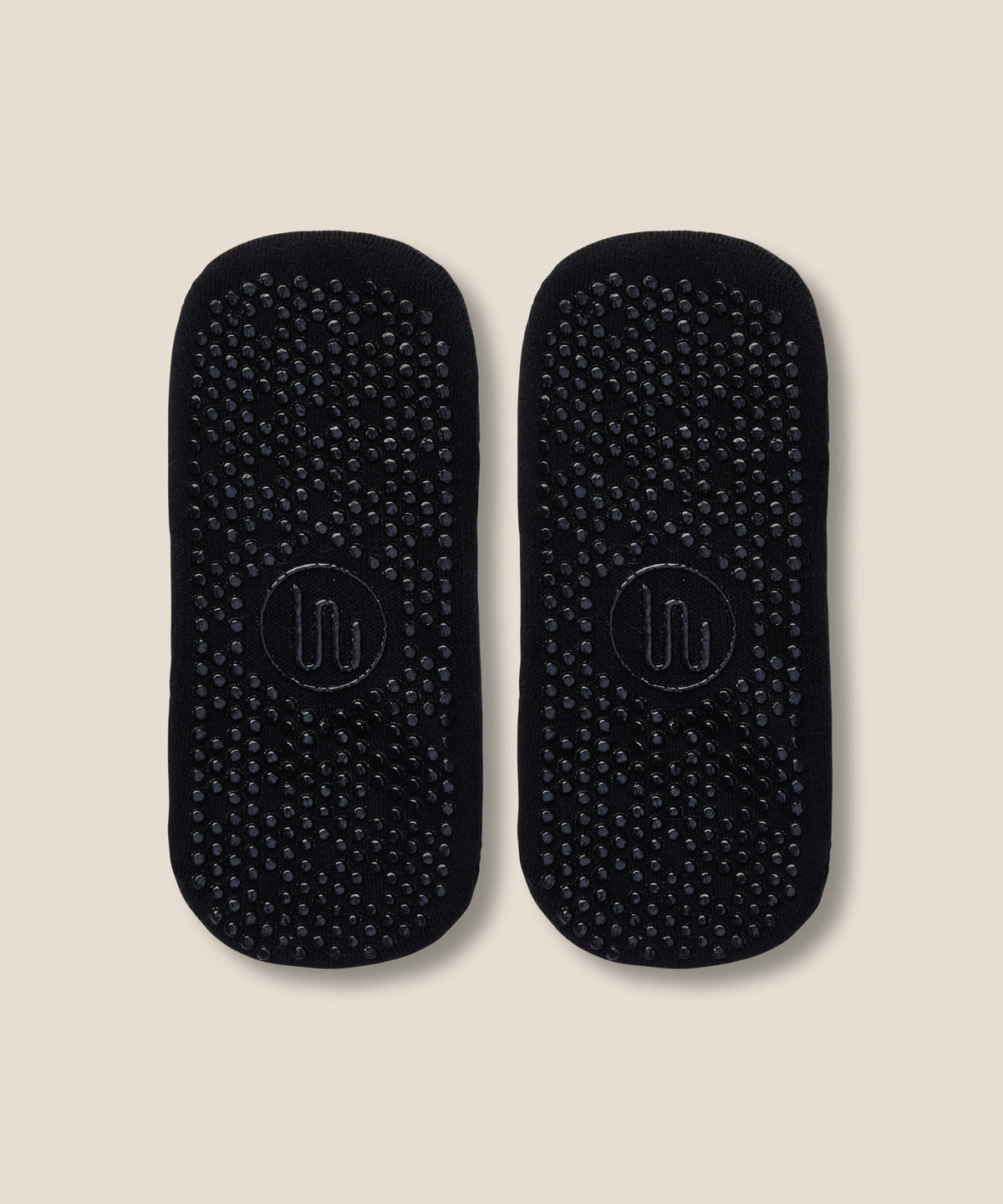 Slide On Grip Socks - Black