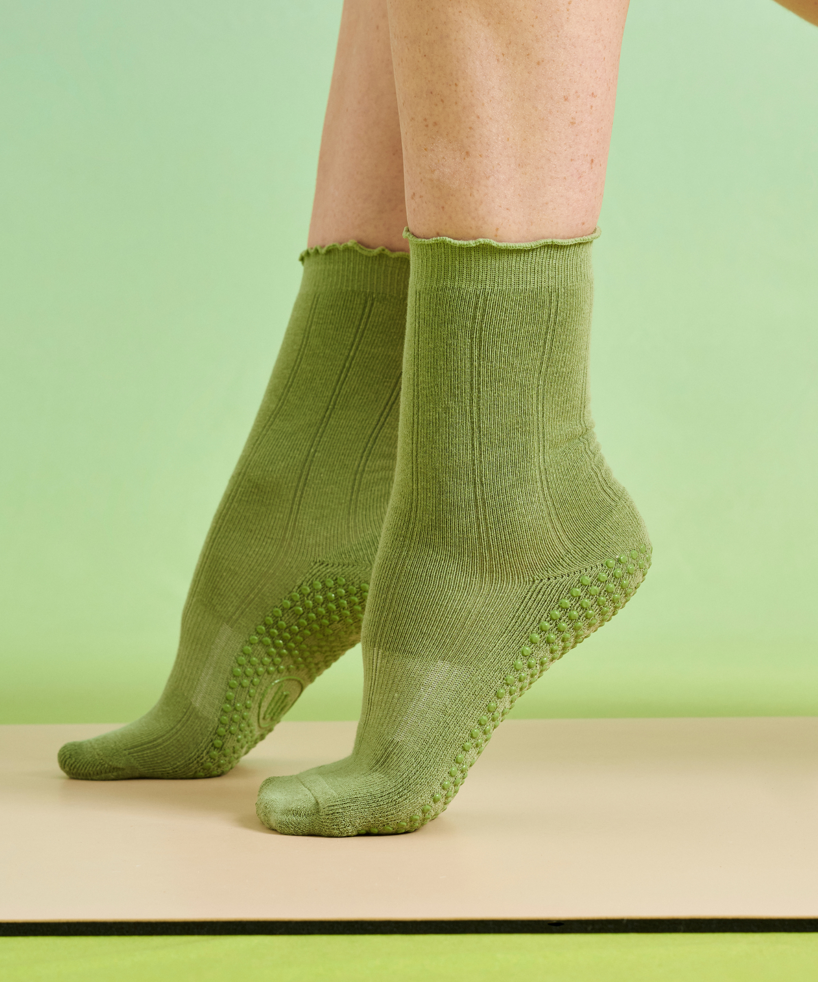 Crew Grip Socks - Sage Frill
