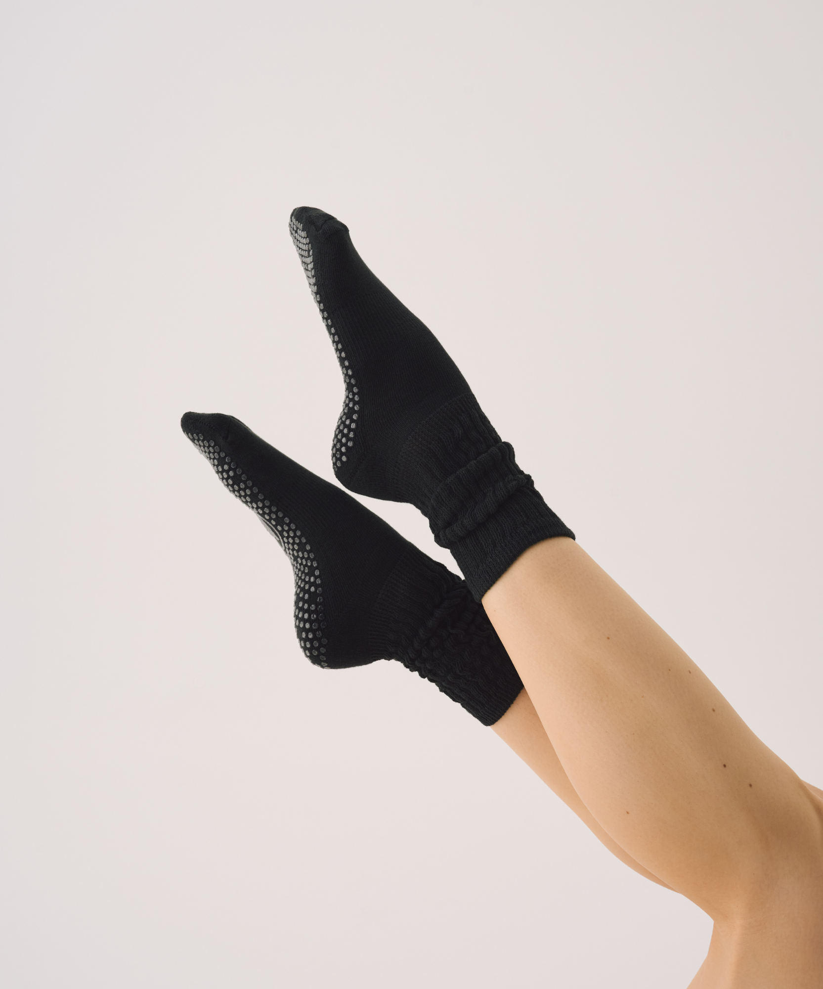 Scrunch Grip Socks - Charcoal