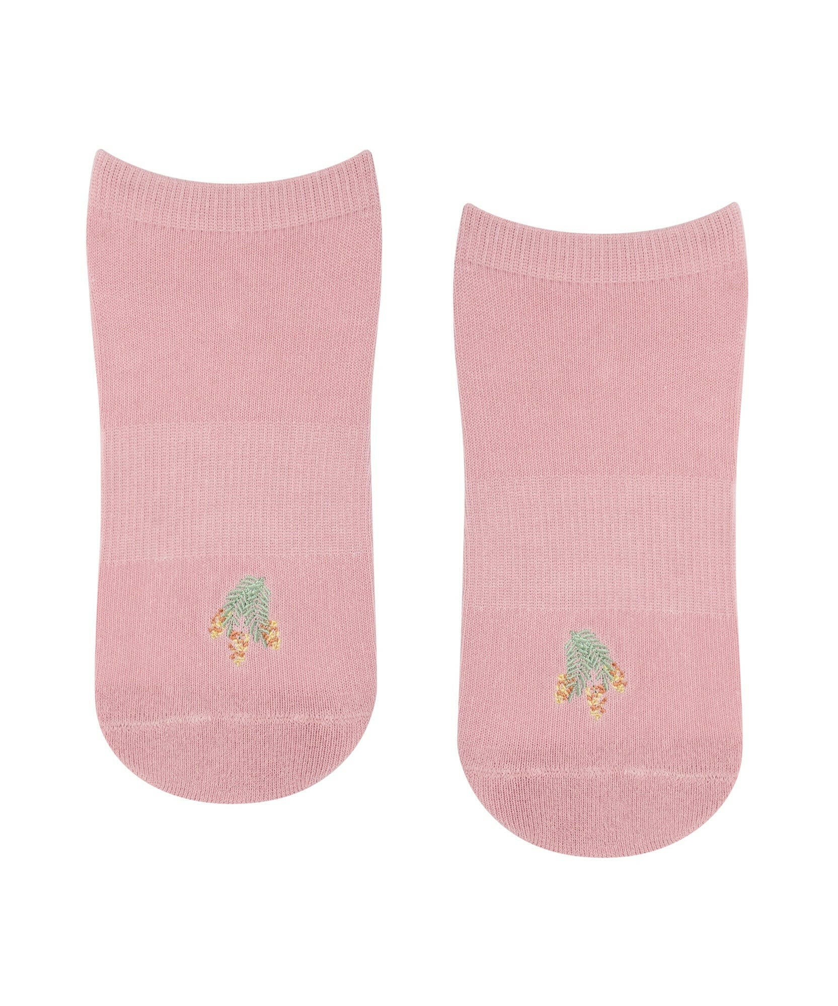 Classic Low Rise Grip Socks - Wattle Blossom.
