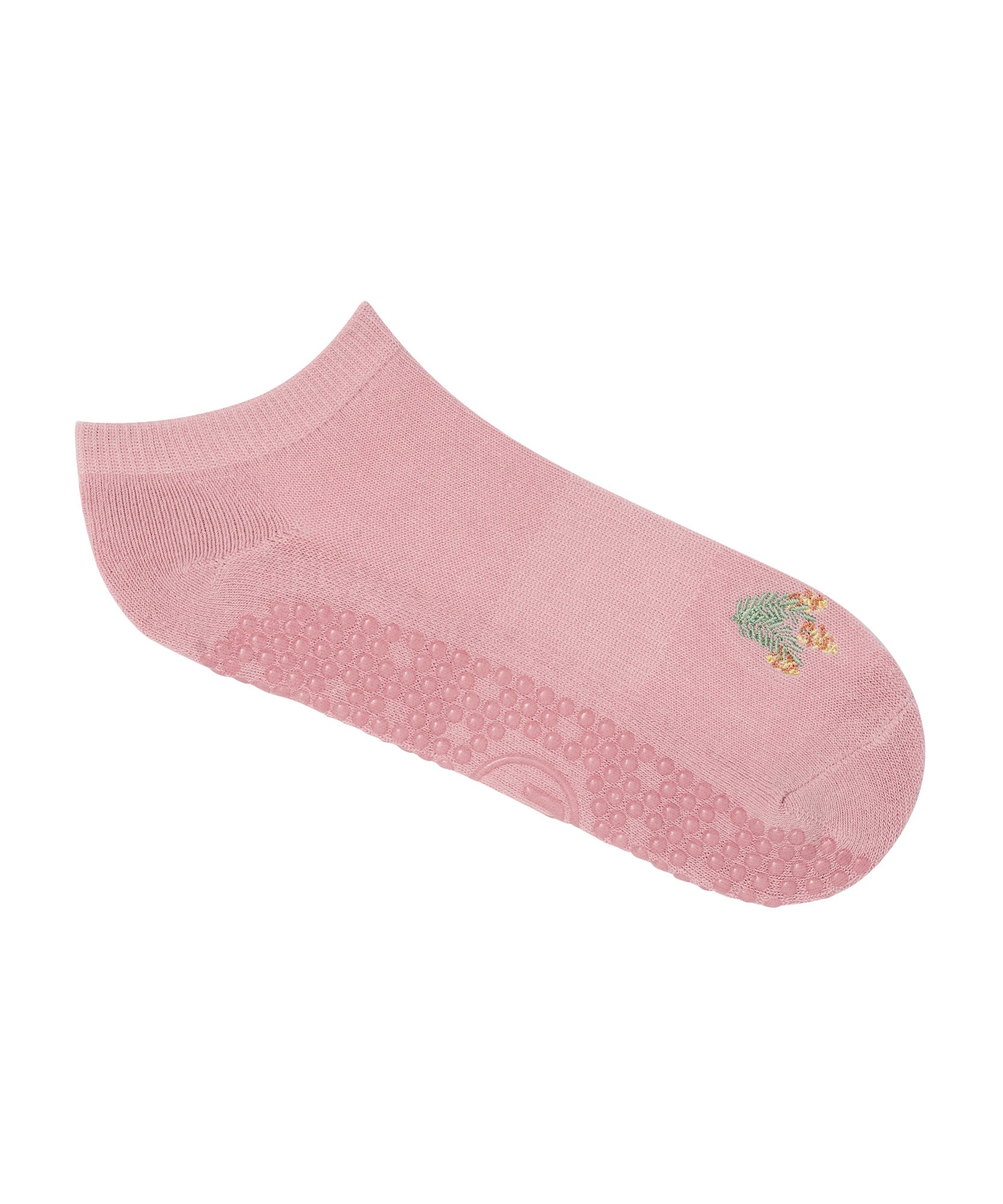 Classic Low Rise Grip Socks - Wattle Blossom.