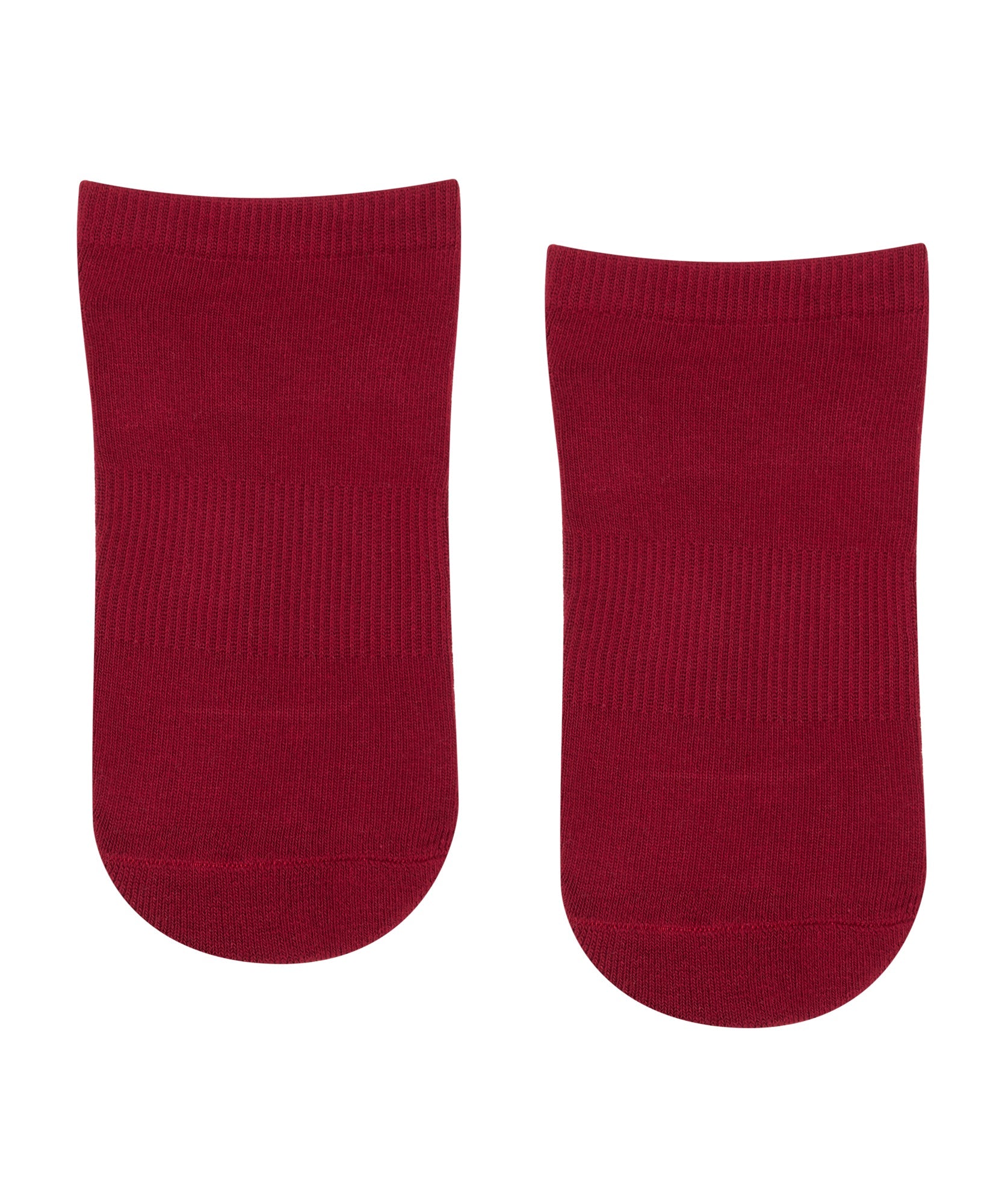 Low Rise Grip Socks - Crimson