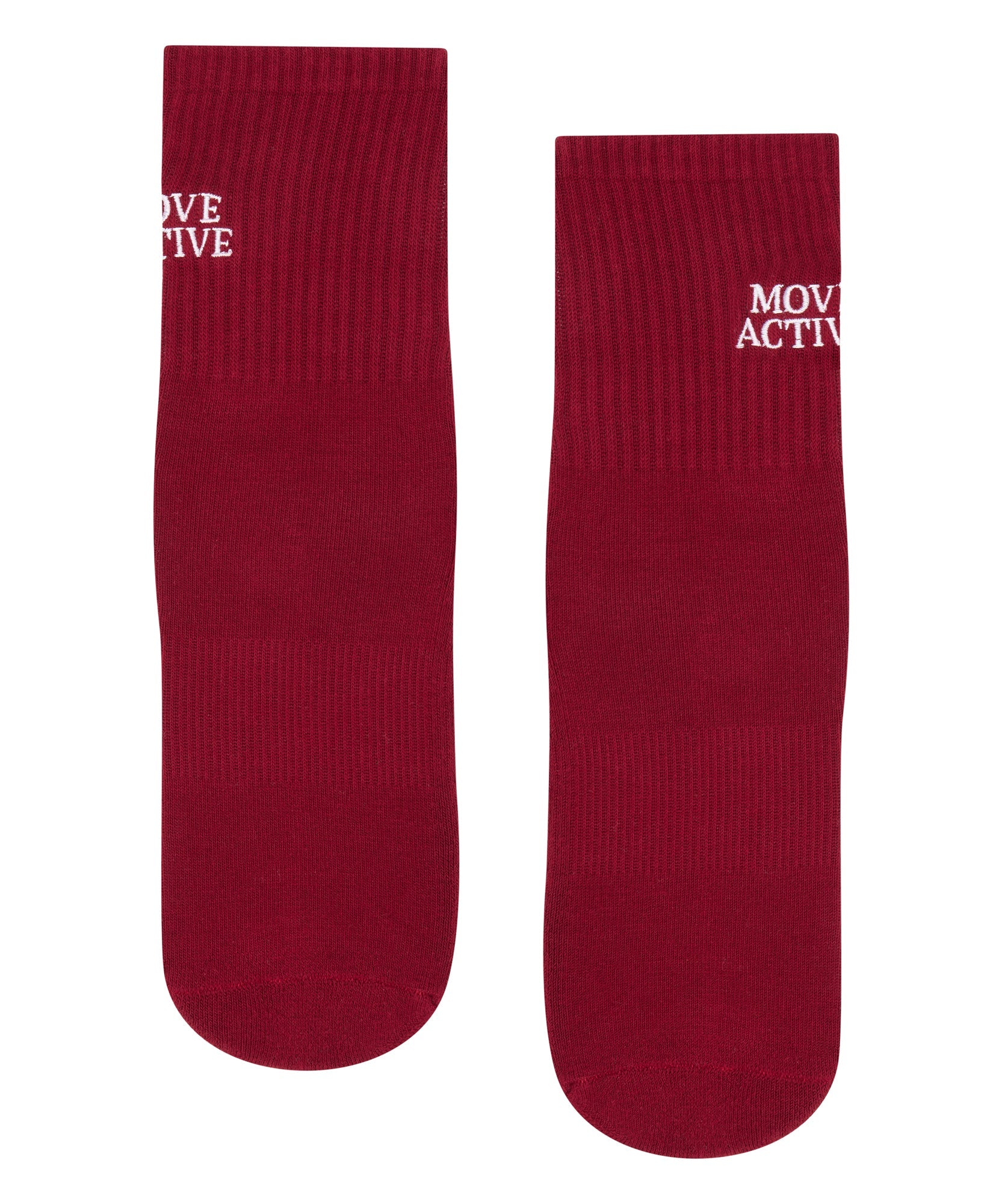 Crew Grip Socks - Signature Crimson