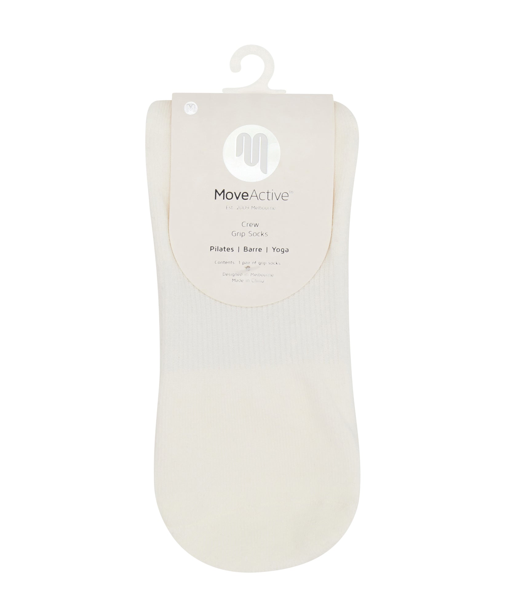 Crew Grip Socks - Signature Ivory