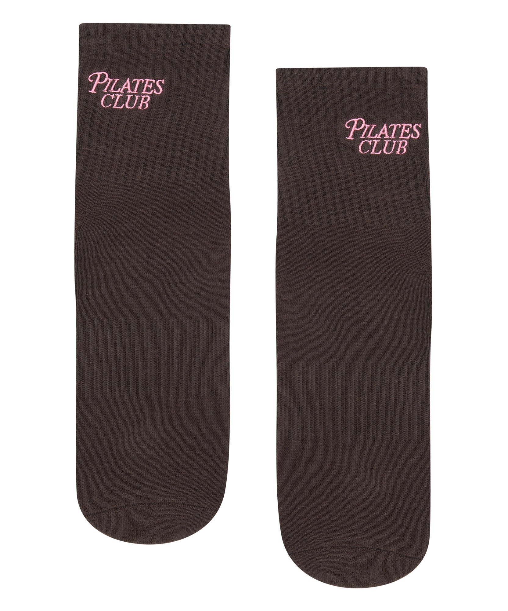 Crew Grip Socks - Pilates Club Chocolate