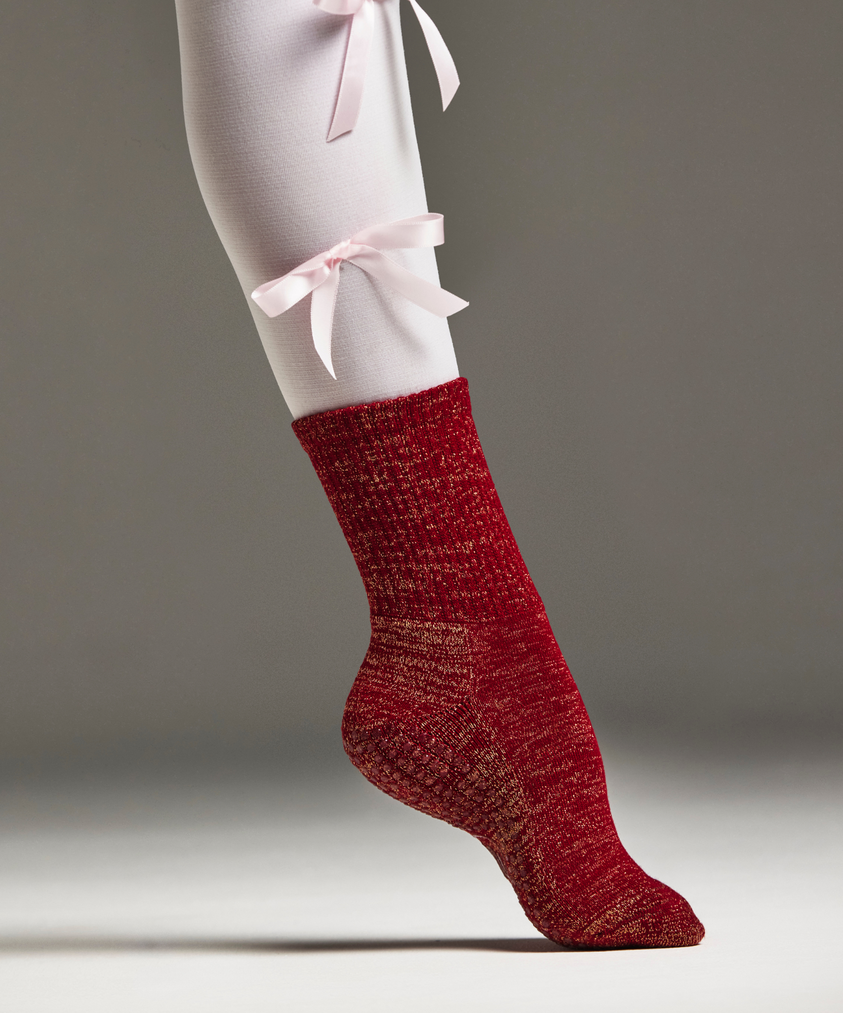 Crew Grip Socks - Tinsel Ruby