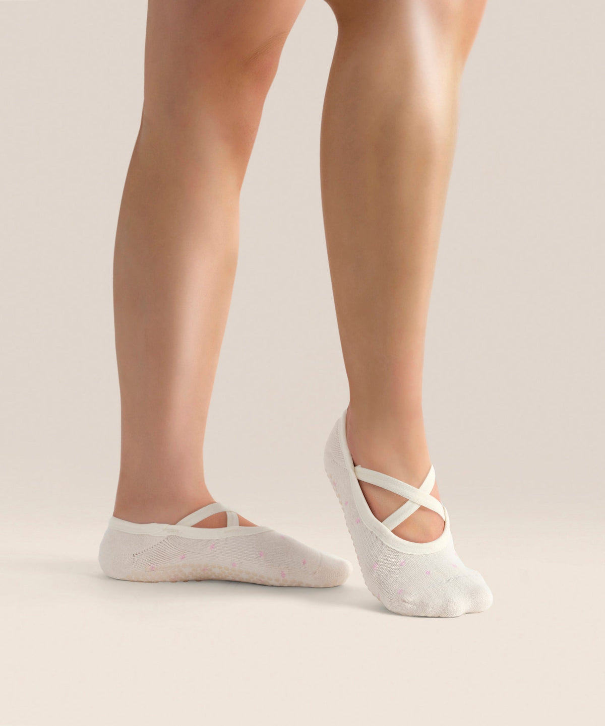 Ballet Grip Socks - Fondant Spots