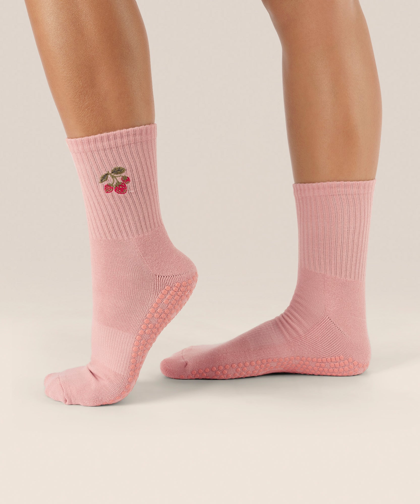 Crew Grip Socks - Strawberry Patch
