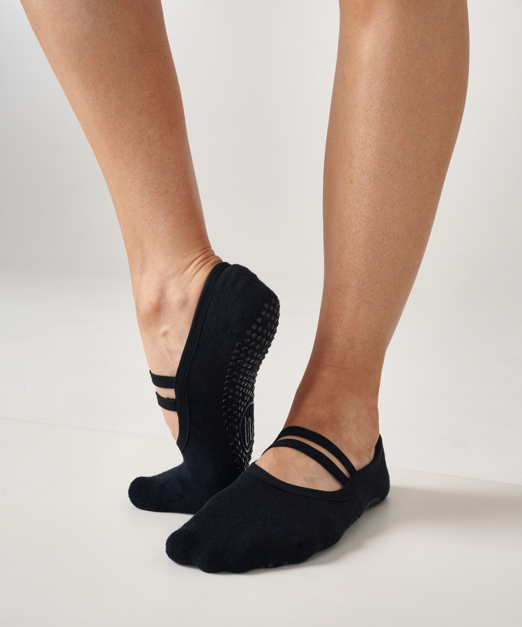 Ballet Non Slip Grip Socks - Classic Black.