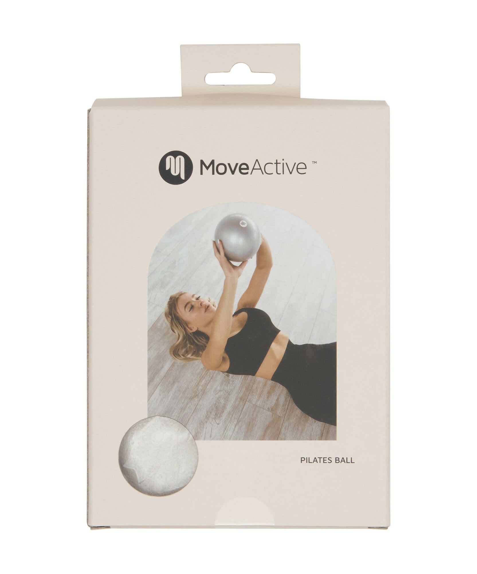 20-22cm Pilates Ball - Black.