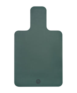Vegan leather pilates reformer mat in forest green for eco-friendly workouts