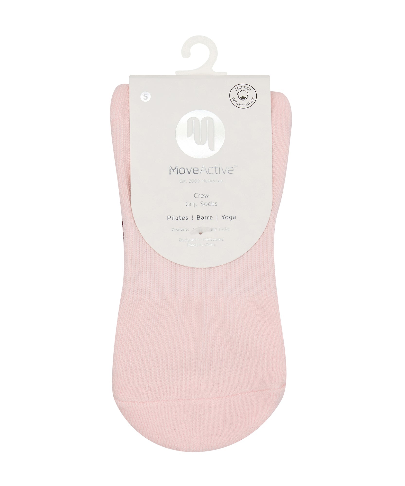 Crew Non Slip Grip Socks - Sweetheart Stripes.