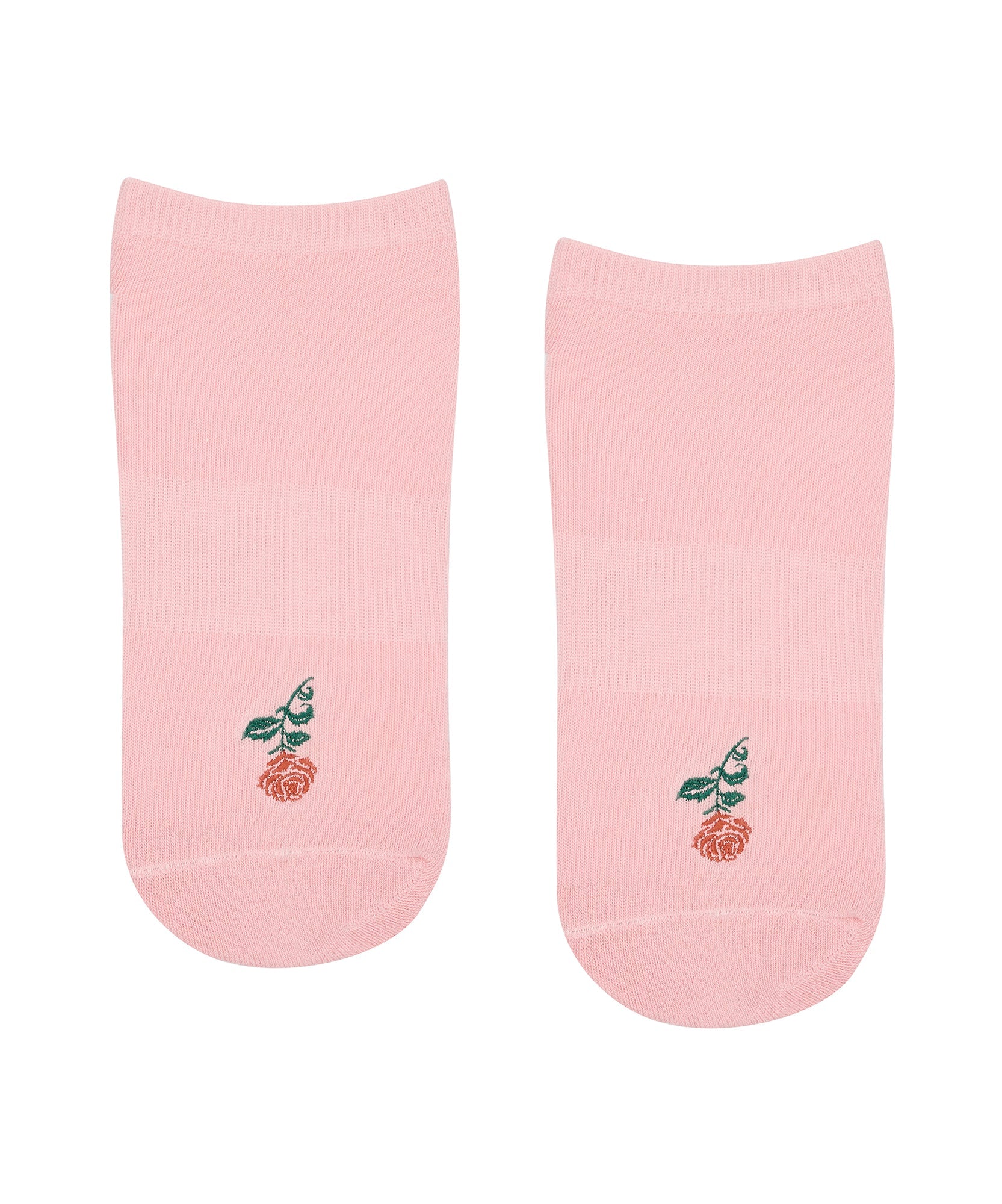 Classic Low Rise Grip Socks - Vintage Rose.