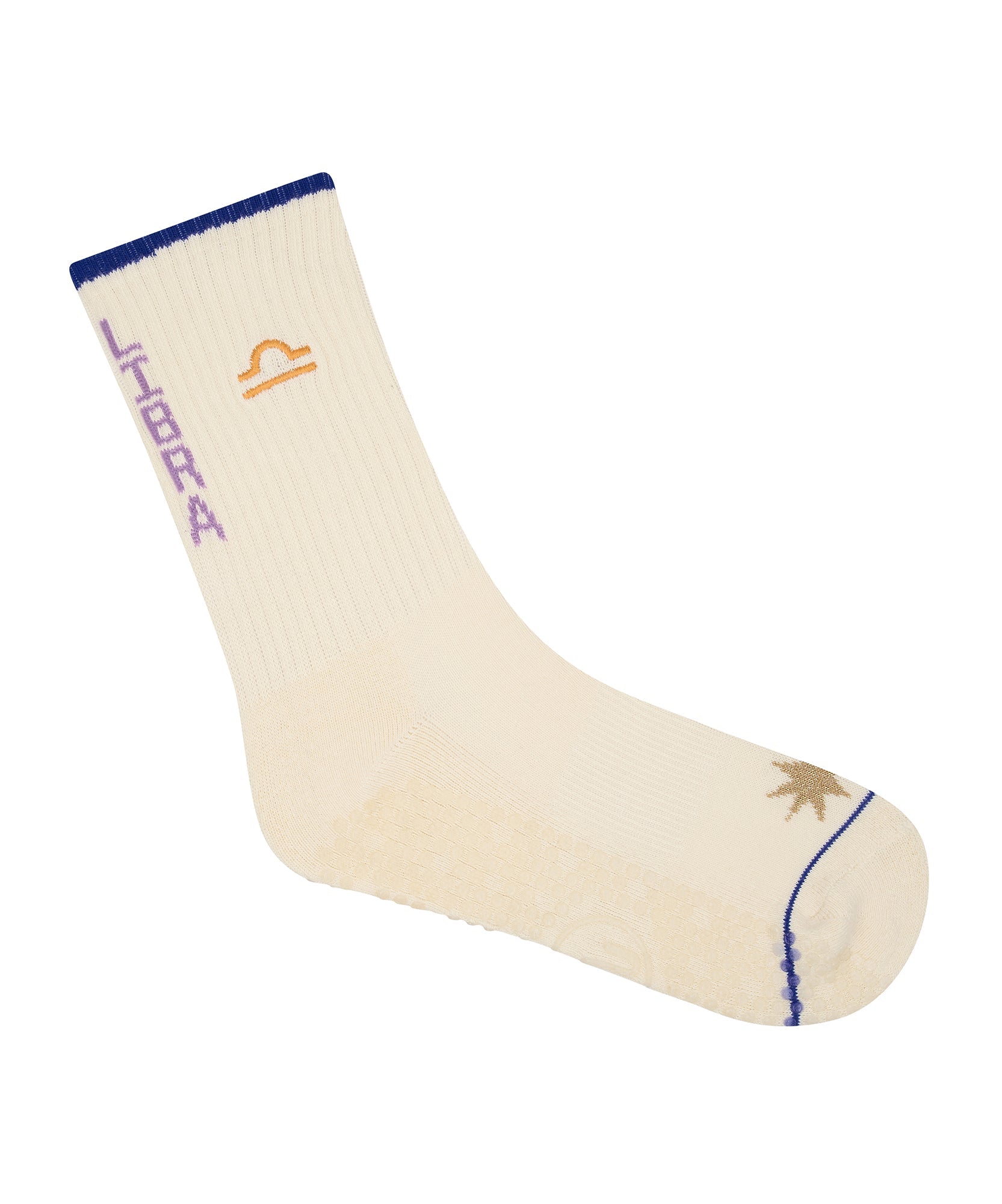 Crew Non Slip Grip Socks - Libra