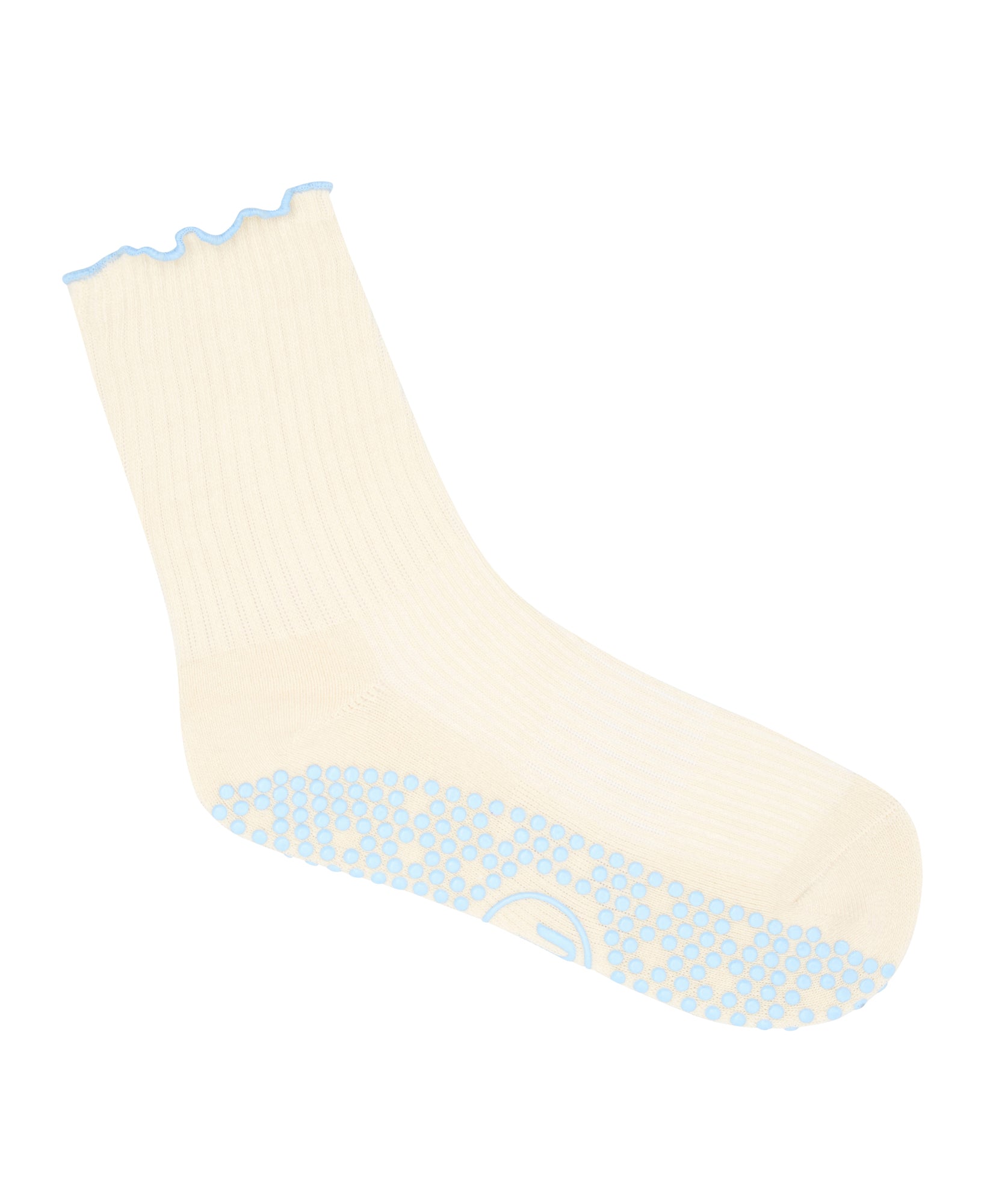 Crew Non Slip Grip Socks - Vintage Ivory.