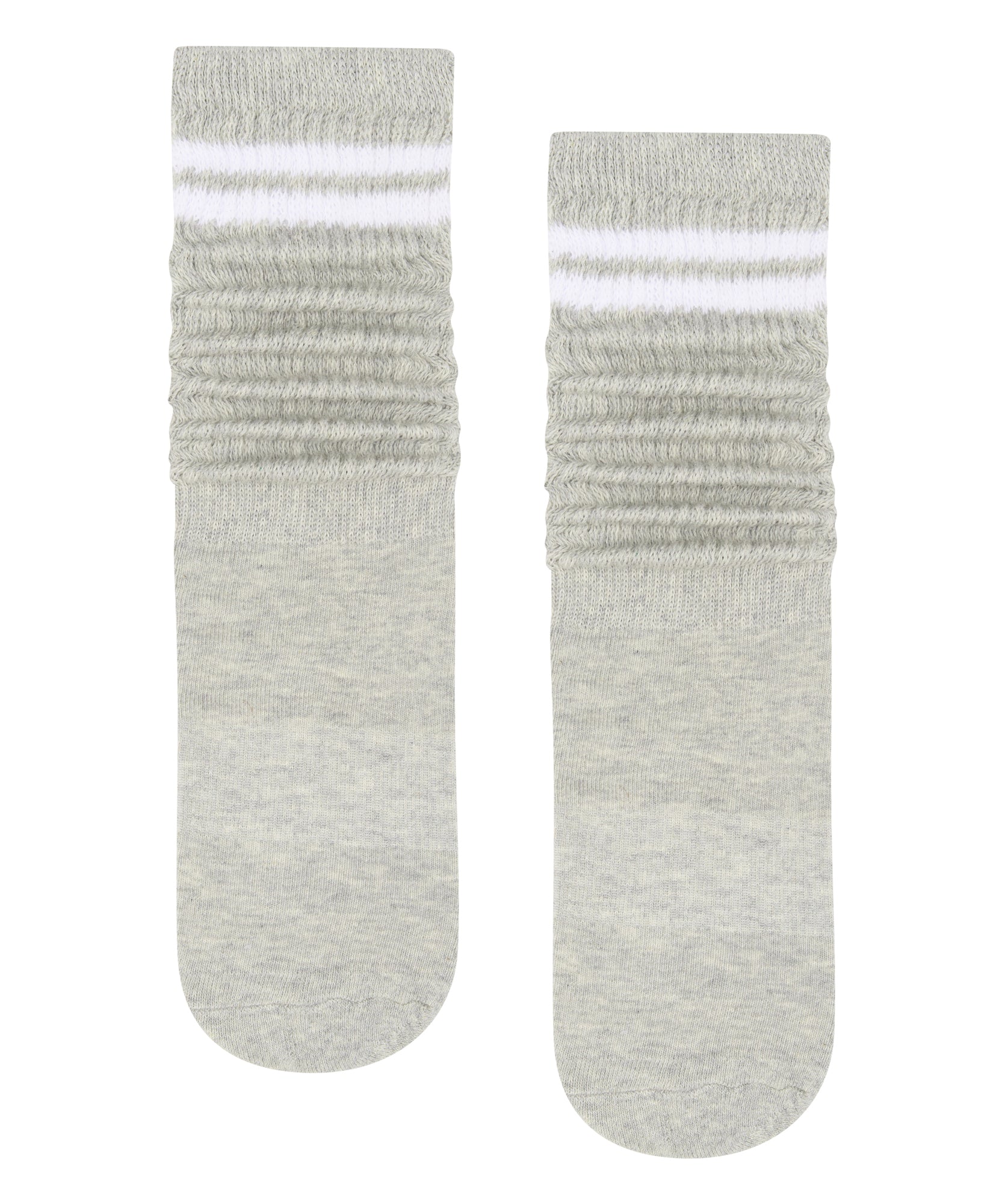 Pilates Project x Cheerleader Scrunch Non Slip Grip Socks - Grey Marle