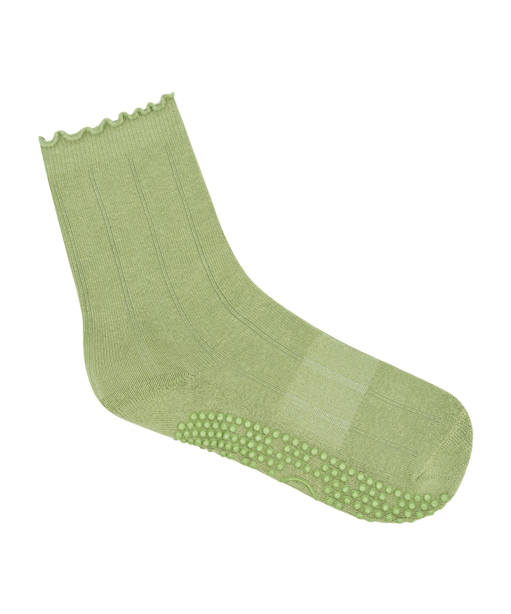 Crew Non Slip Grip Socks - Sage Frill