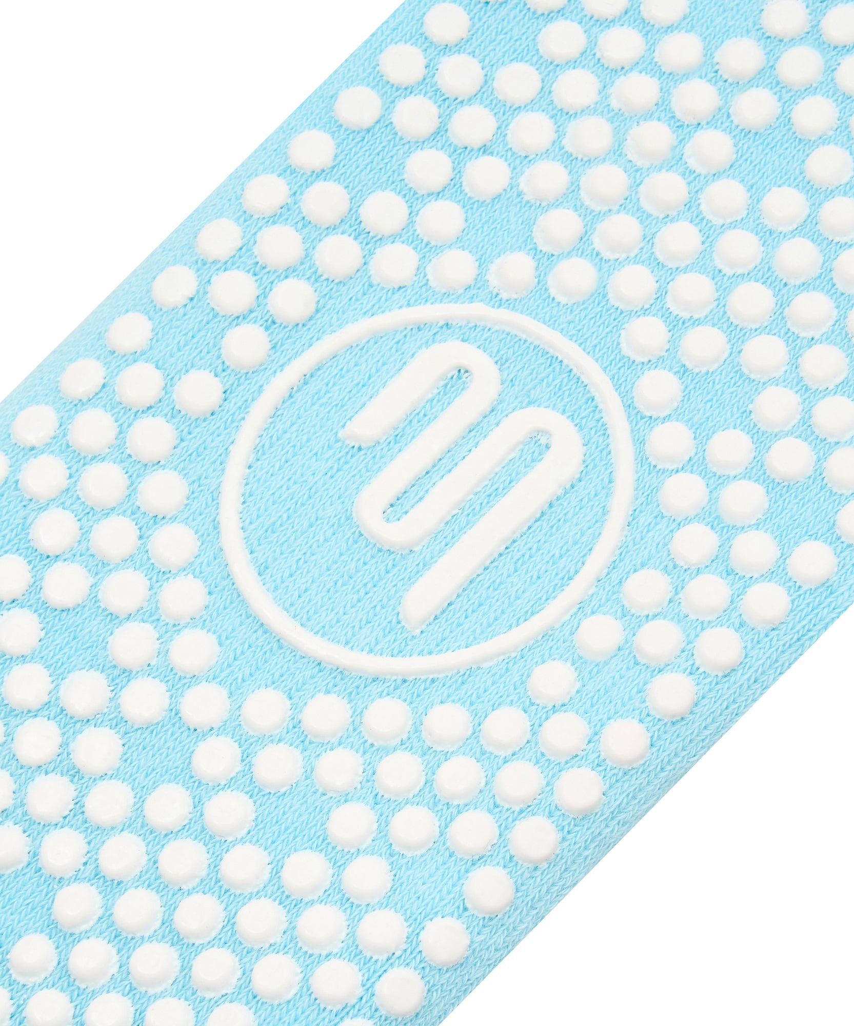 Crew Non Slip Grip Socks - Power Moves Icy-Blue