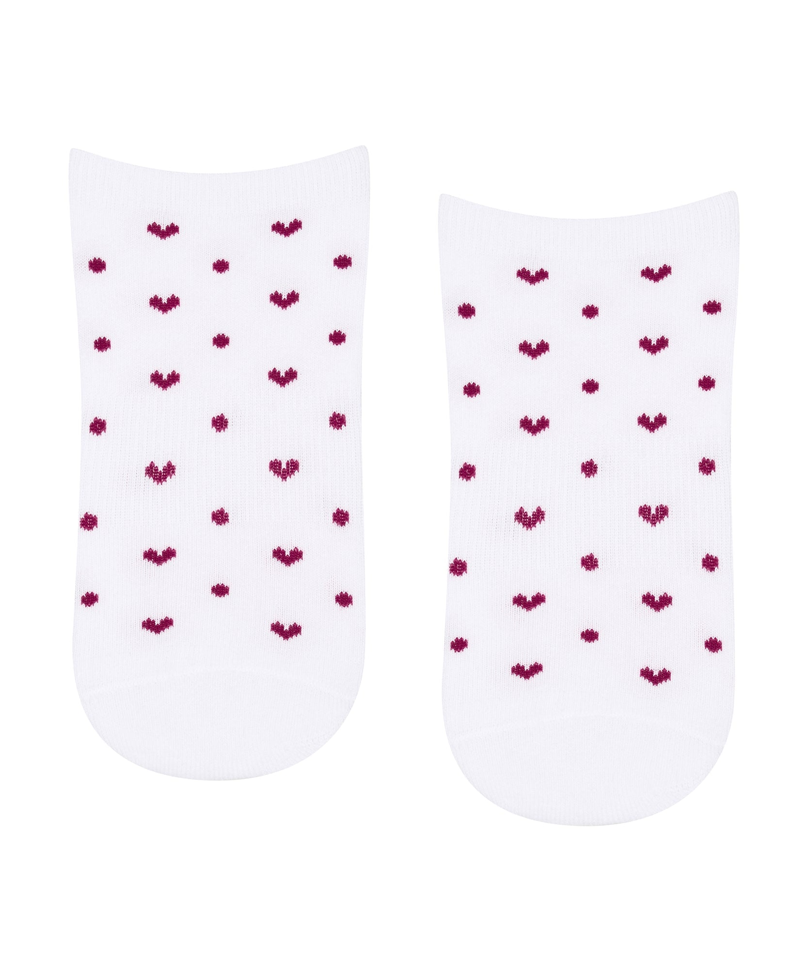 Classic Low Rise Grip Socks - Speckled White