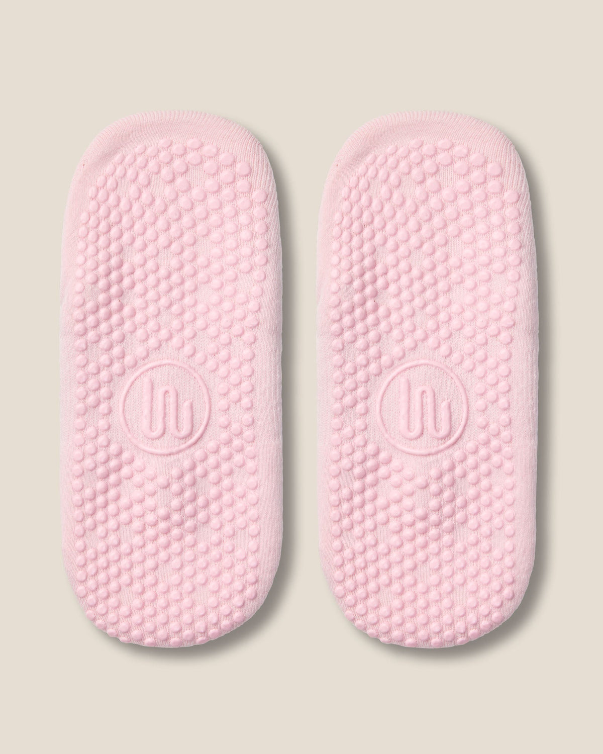 Ballet Grip Socks - Gathered Pink