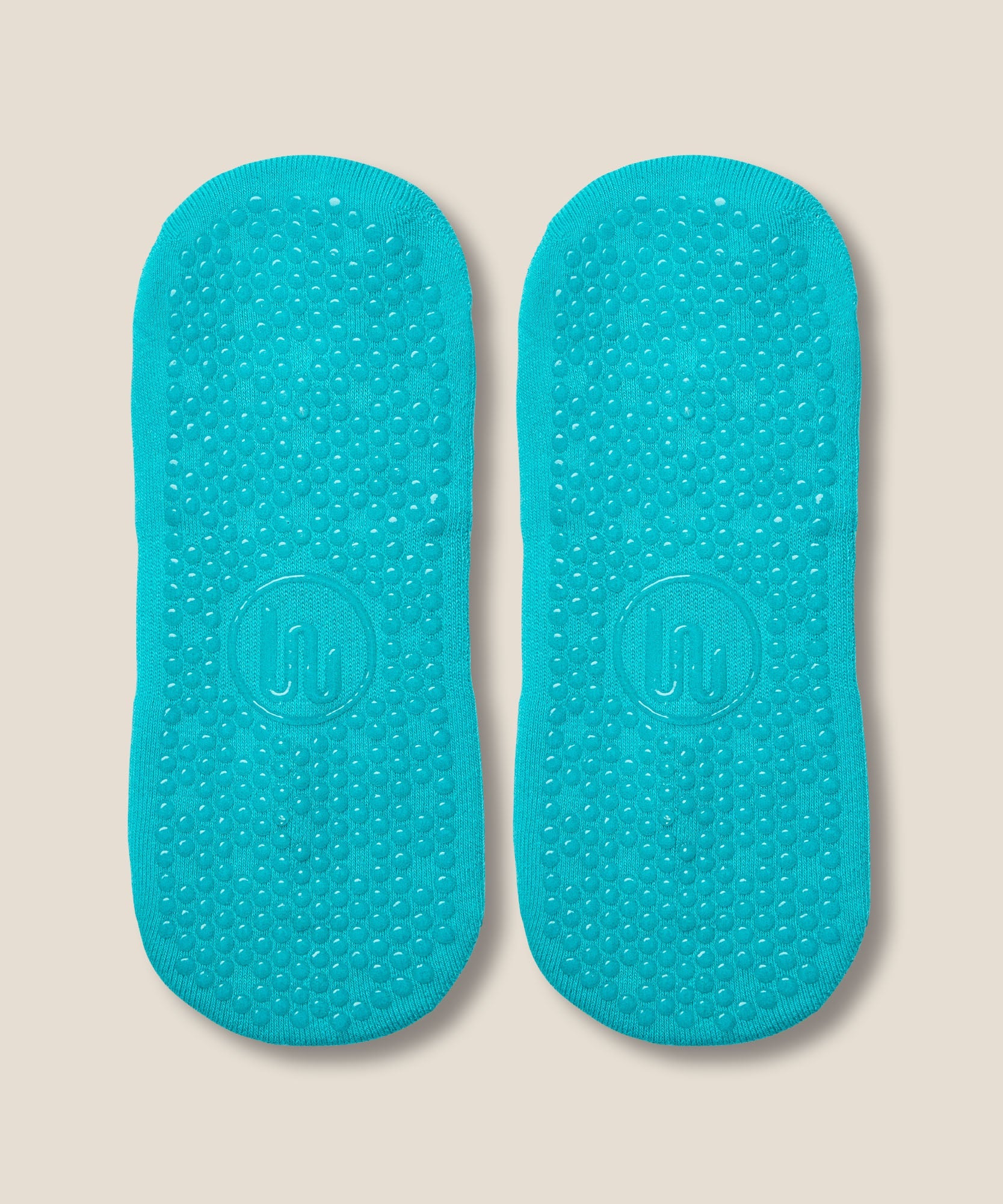 Low Rise Grip Socks - Gem Aqua