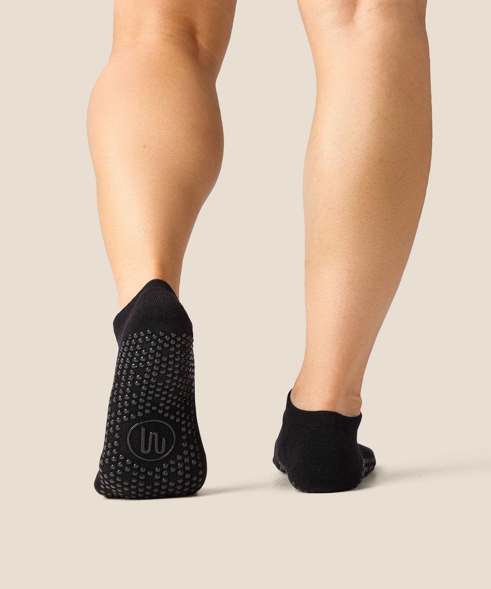 Low Rise Grip Socks - Black
