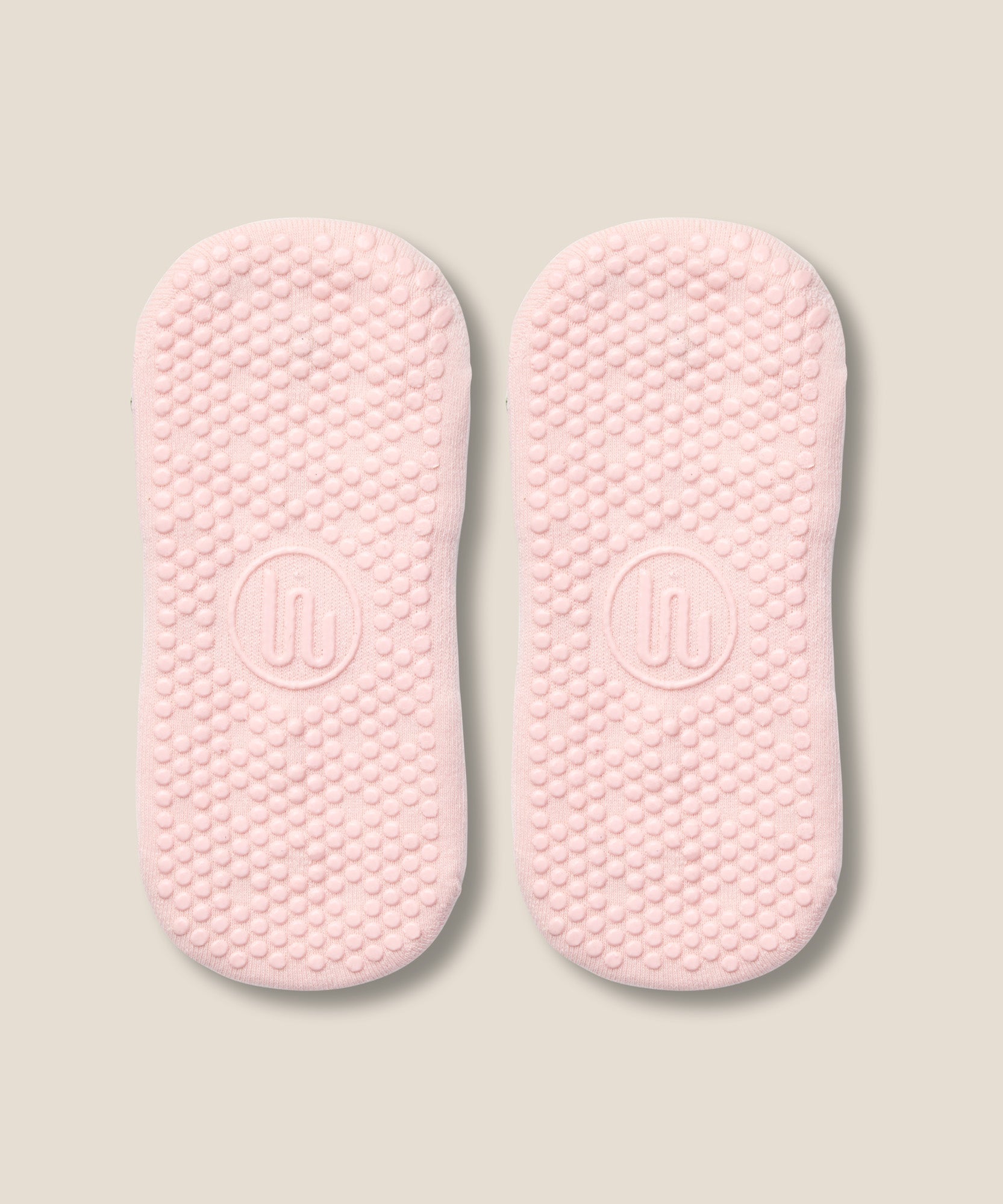 Low Rise Grip Socks - Ruffle Blush