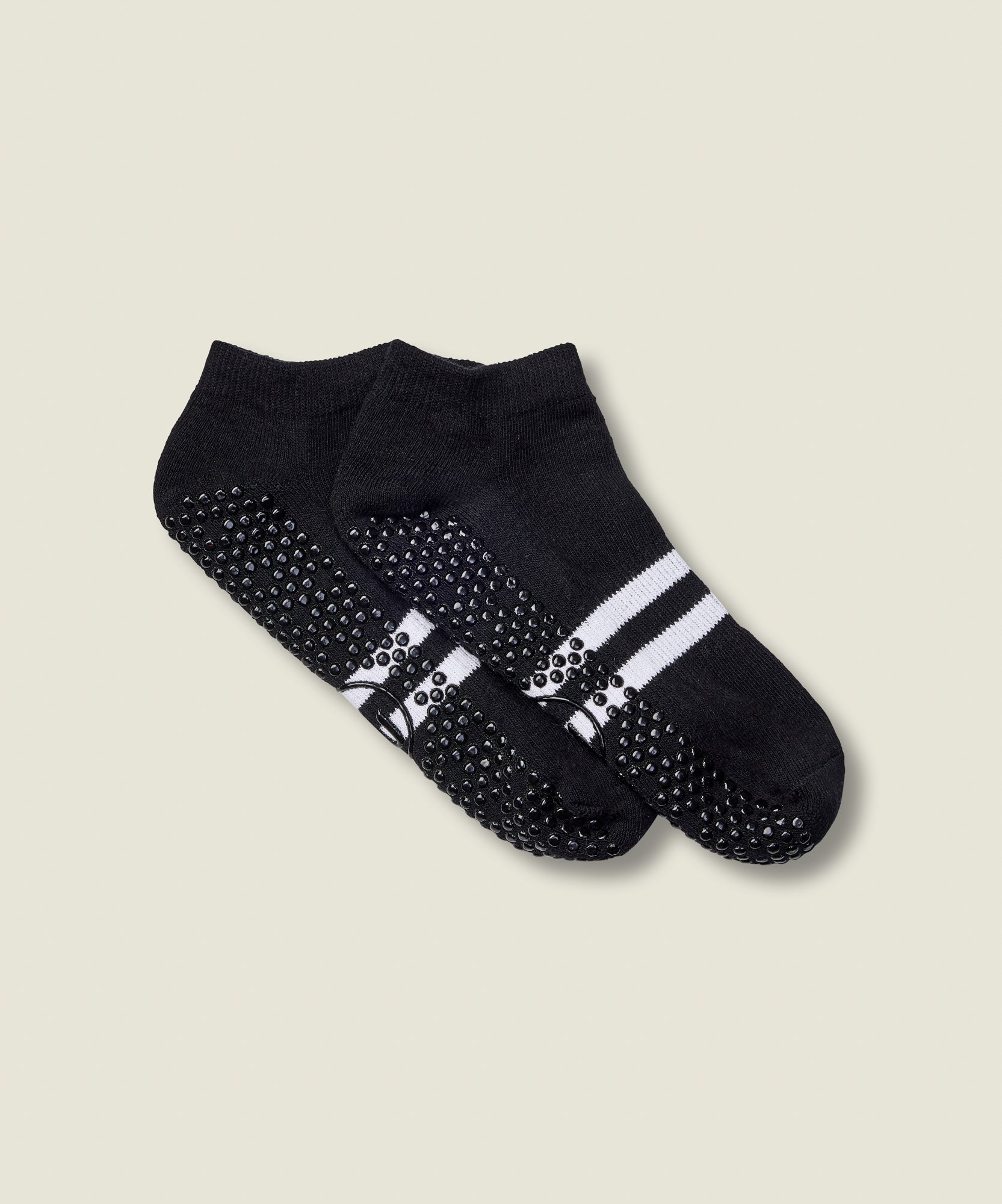 Classic Low Rise Grip Socks - Sporty Stripe Black