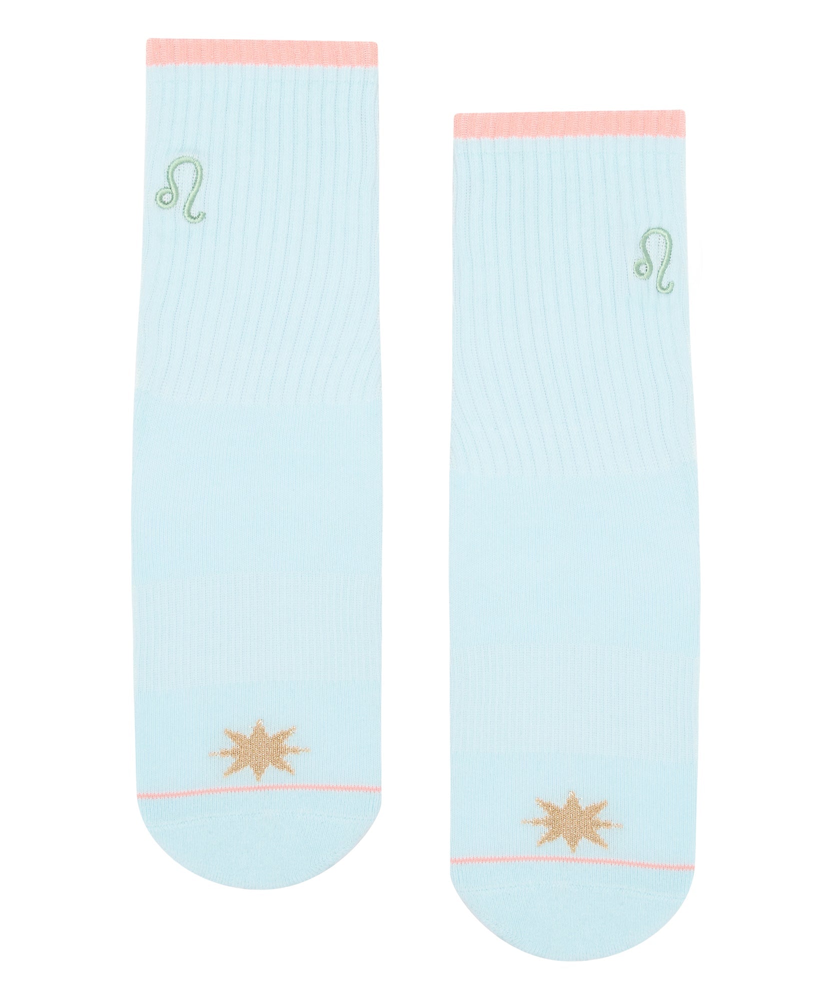 Crew Non Slip Grip Socks - Leo