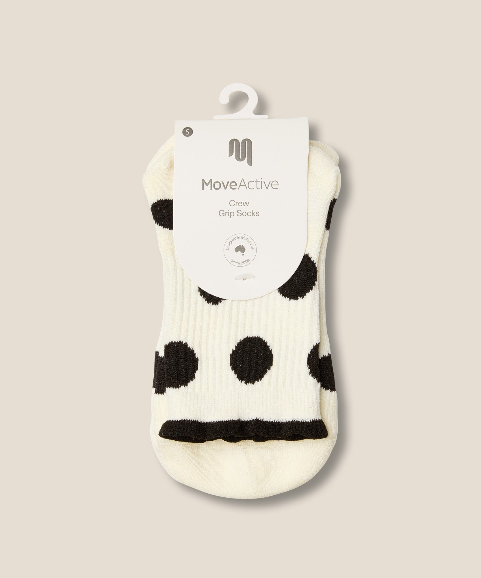 Crew Grip Socks - Polka Dot Monochrome