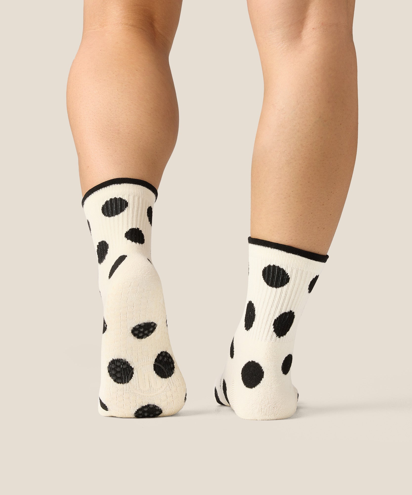 Crew Grip Socks - Polka Dot Monochrome