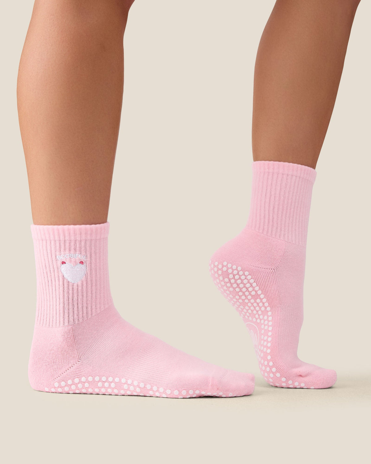 Crew Grip Socks - Boobiful Pink