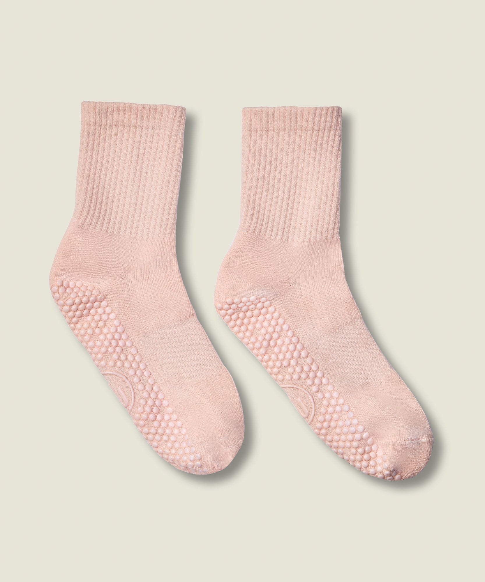 Crew Grip Socks - Soft Pink