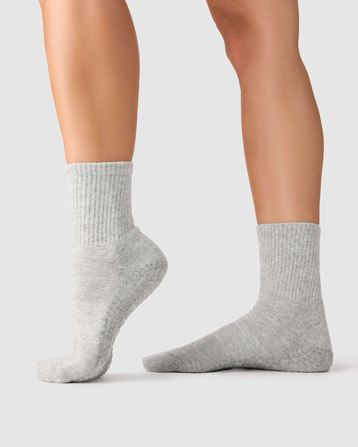 Crew Grip Socks - Grey Marle