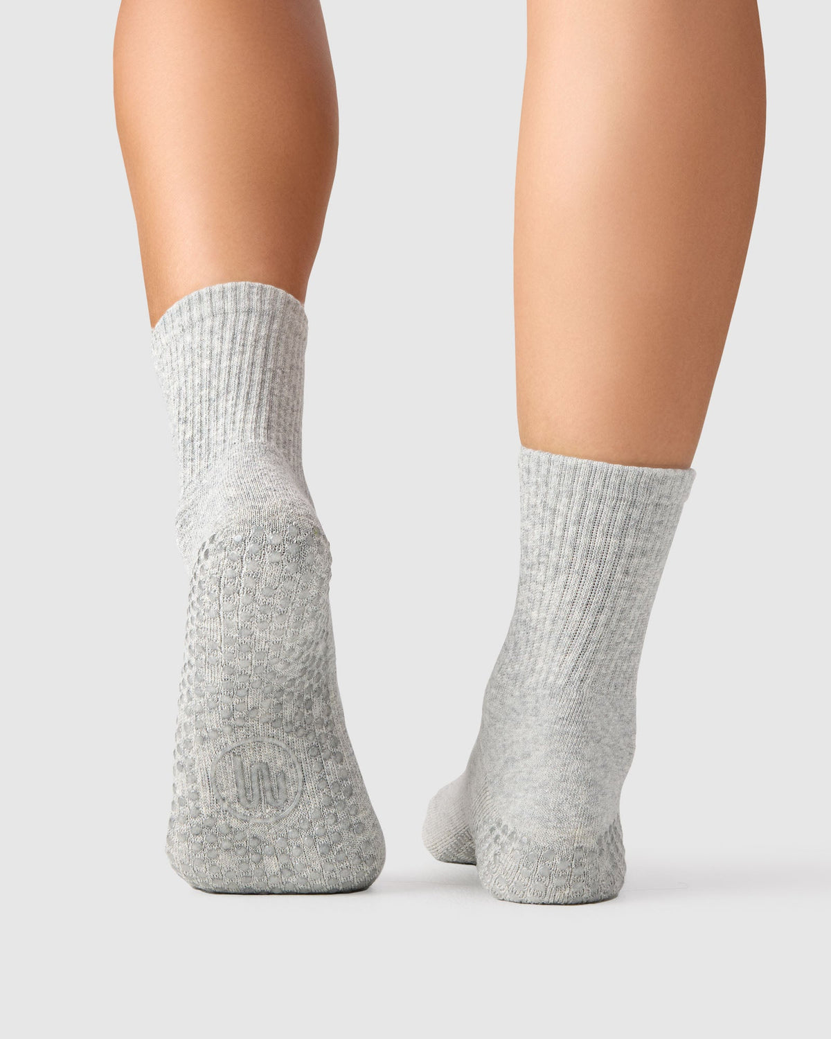 Crew Grip Socks - Grey Marle