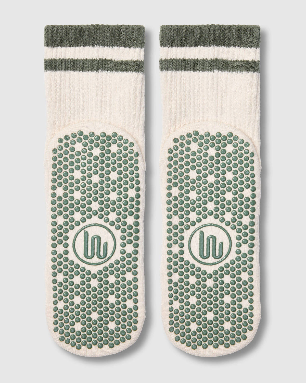 Crew Grip Socks - Retro Stripe Oat & Khaki