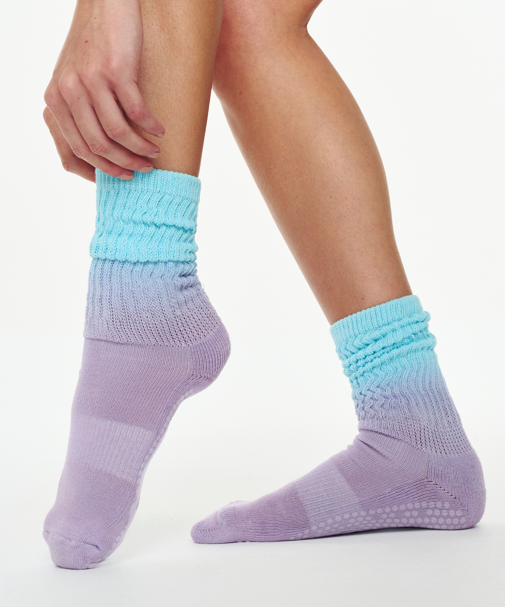 Scrunch Grip Socks - Flashdance