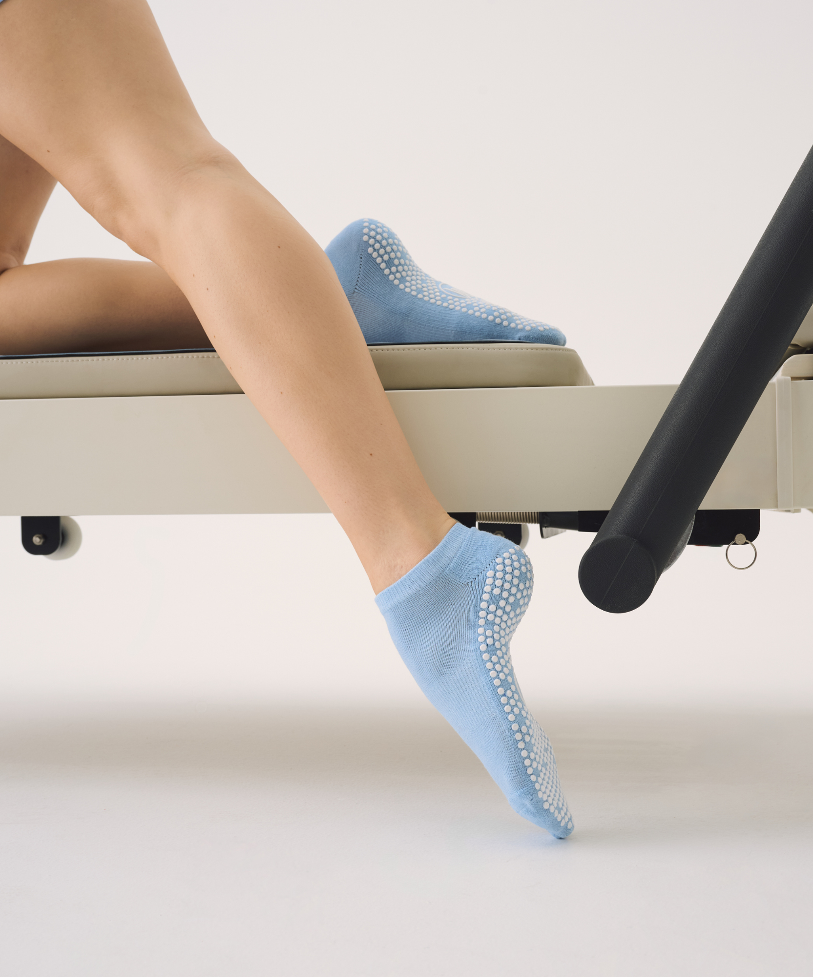 Low Rise Grip Socks - Powder Blue