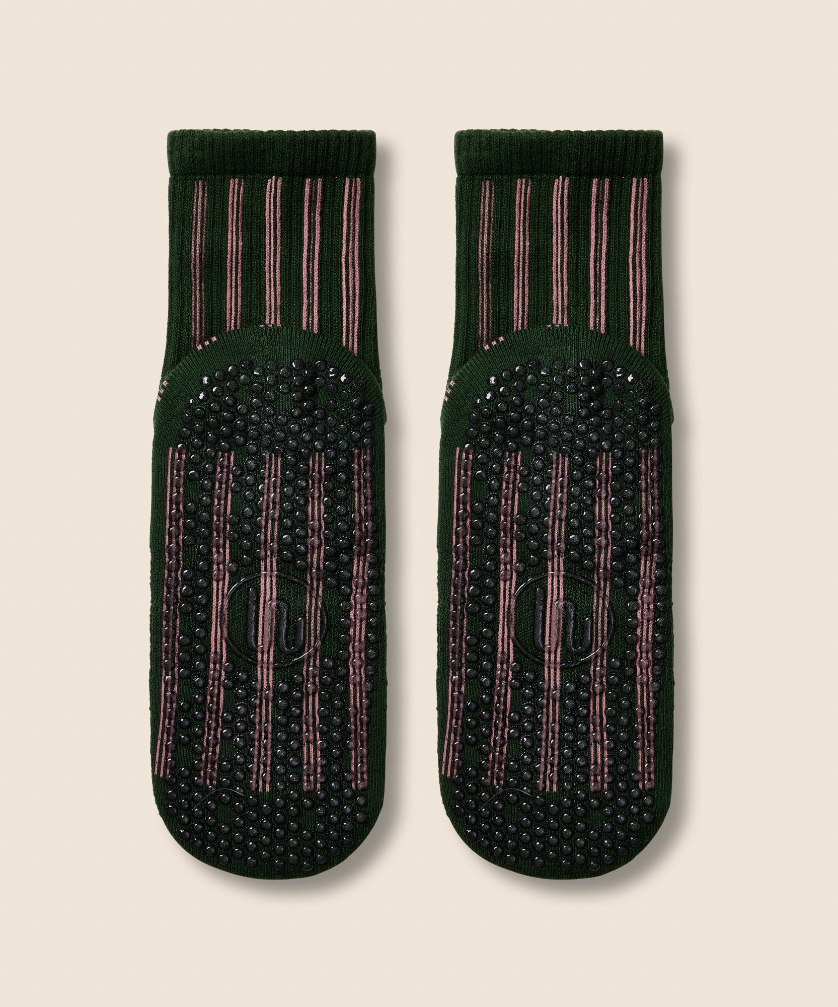 Crew Non Slip Grip Socks - Verde Carnival