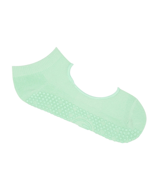 Slide On Non Slip Grip Socks - Mint