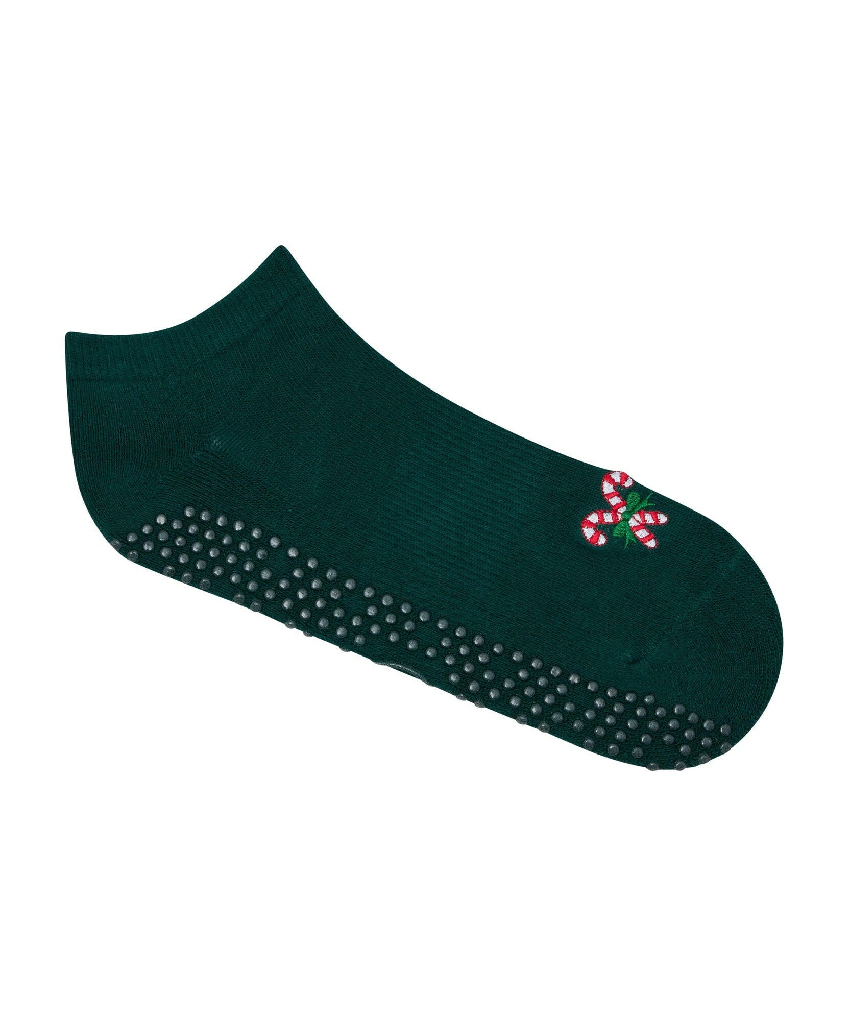 Classic Low Rise Grip Socks - Peppermint Candy