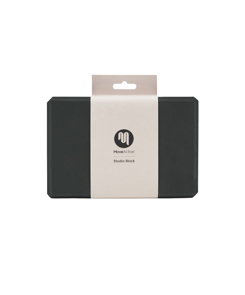  Black Yoga Block, essential yoga accessory providing firm support and stability, made of high-quality foam material, perfect for yoga enthusiasts of all levels
