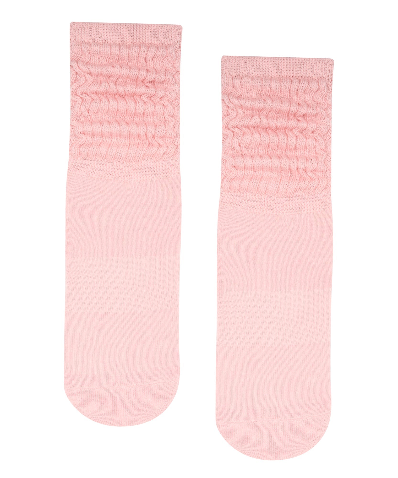 Scrunch Non Slip Grip Socks - Pink.